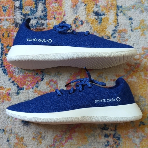 Allbirds x Sam's Club Wool Runners Merino Athletic Sneakers Blueberry Cream 10 - Picture 6 of 15